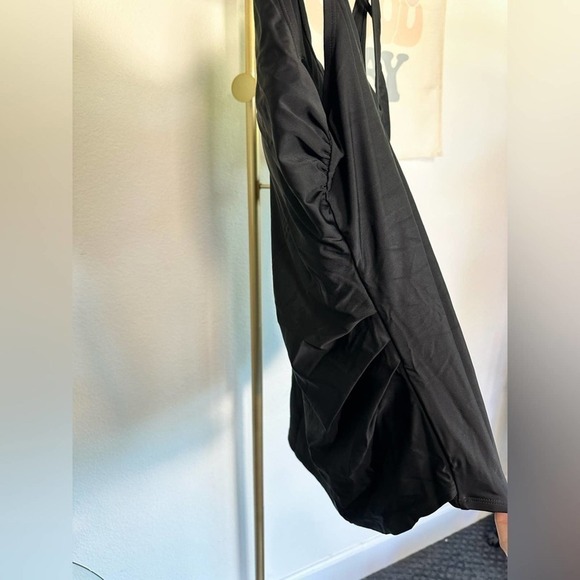 NWOT - SWIM365 Black Sarong one piece Swimsuit - Picture 3 of 5